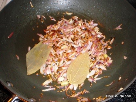 fried onions and spices